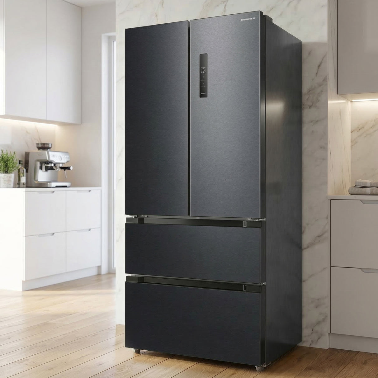 Heinner HCFD-M516INVHDXE++ French Door Amerikanischer Kühlschrank – 516 L – No Frost – Bild 6