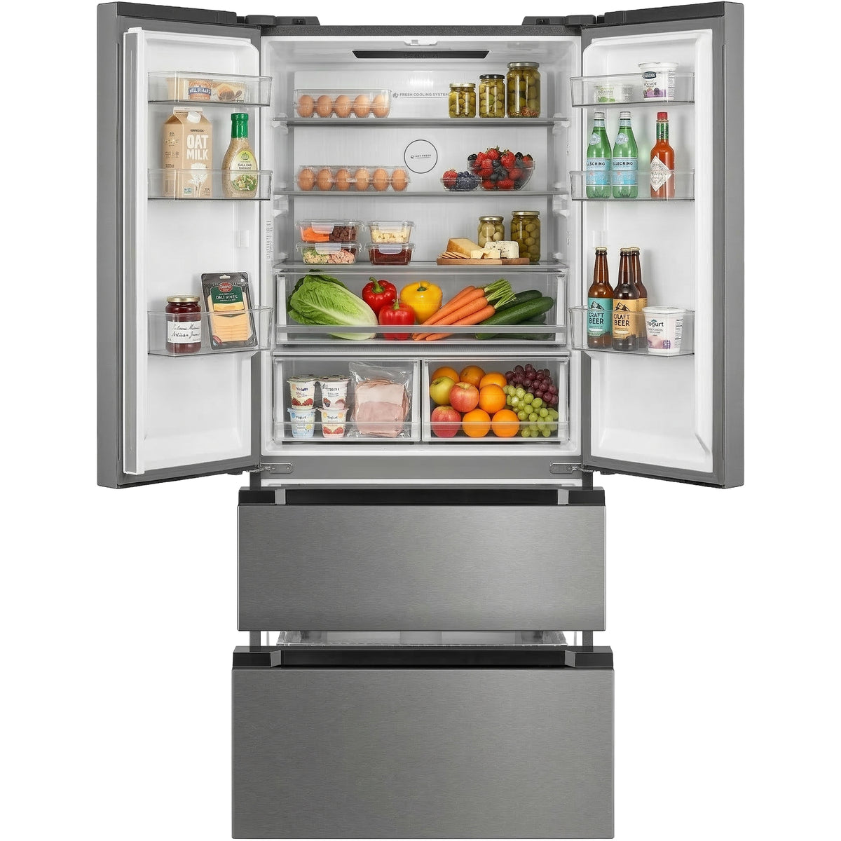 Heinner HCFD-M516INVXE French Door Amerikanischer Kühlschrank – 516 L – No Frost – Energieeffizienzklasse E – Bild 3
