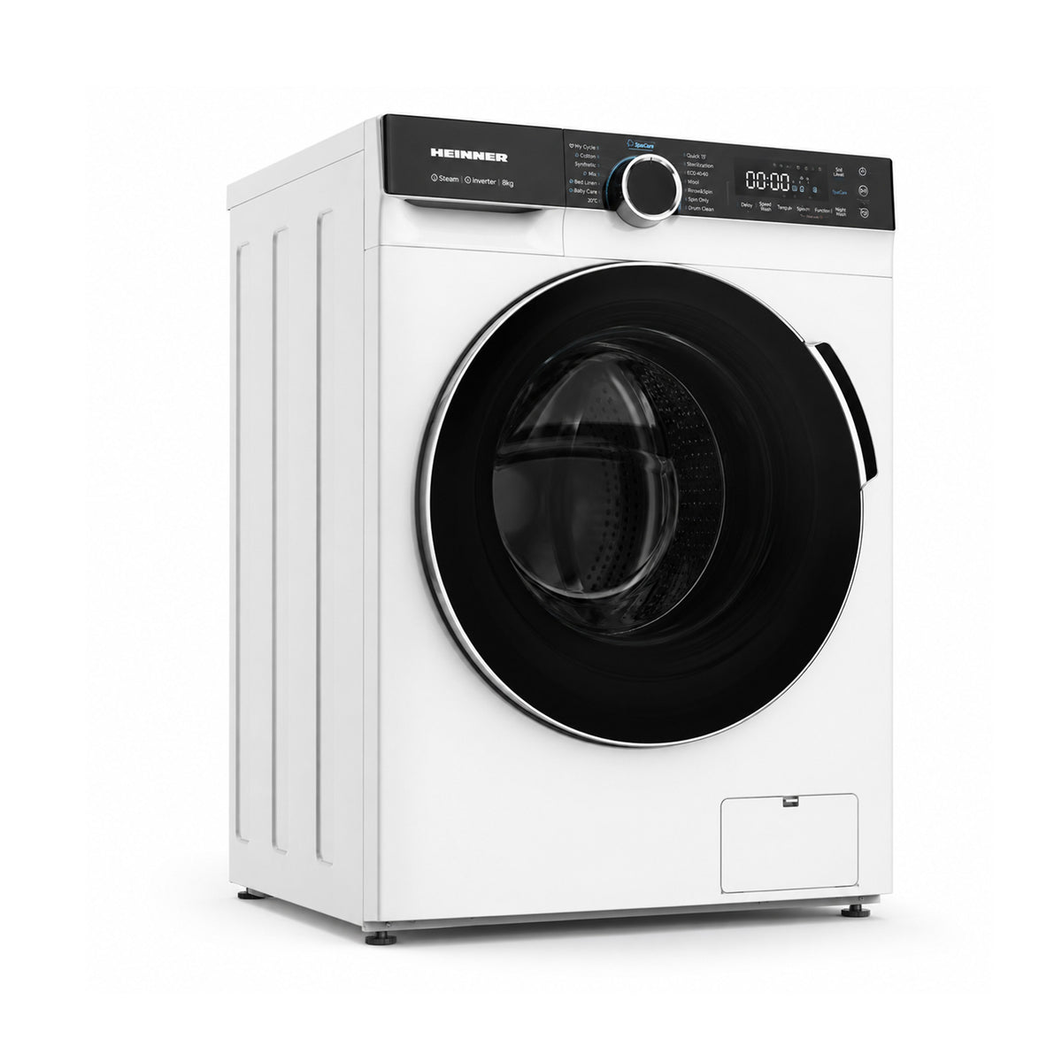 Heinner HWM-M814IVKA Waschmaschine – 8 kg – 1400 U/min – Energieeffizienzklasse A – weiß – Bild 3