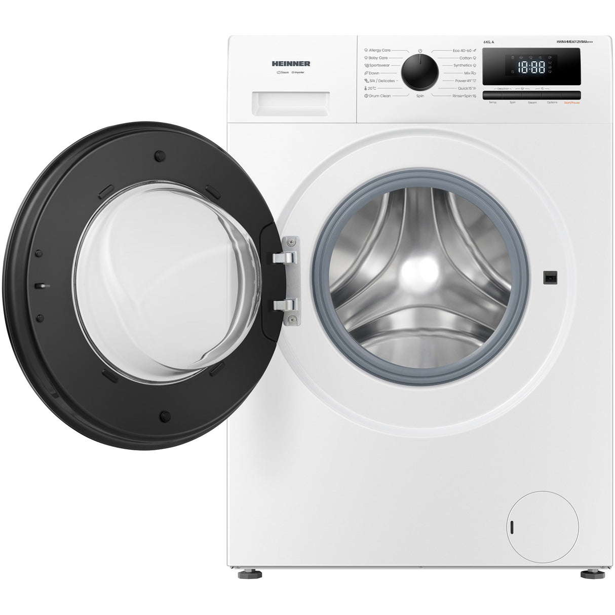 Heinner Waschmaschine HWM-HME7012IVSMA – 7 kg – 1200 U/min – Inverter Motor – Energieeffizienzklasse A – Bild 4