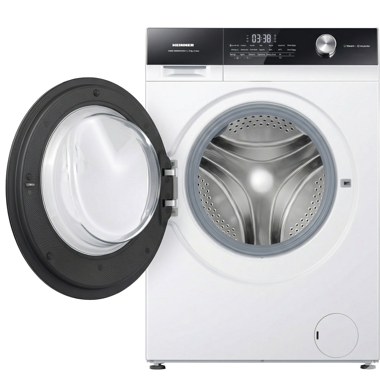 Waschmaschine Heinner HWM-HMK9014IVA – 9 kg – 1400 U/min – Energieeffizienzklasse A – Bild 5