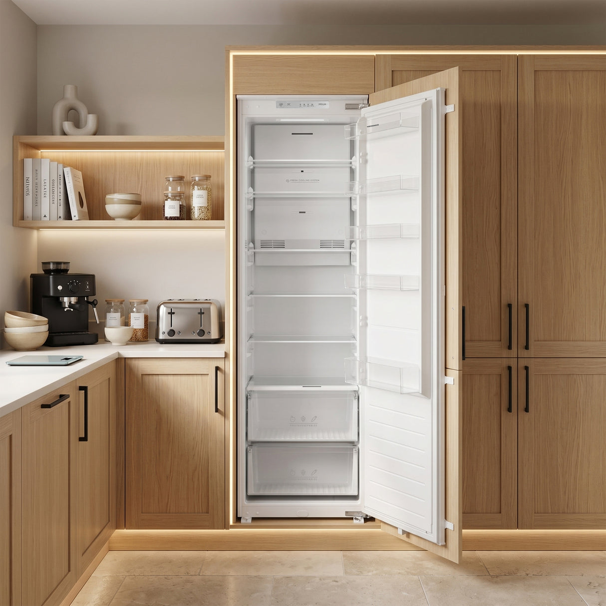Heinner HF-BIM304NFINVE Einbaukühlschrank – 304 L – No Frost – Energieeffizienzklasse E – Bild 6