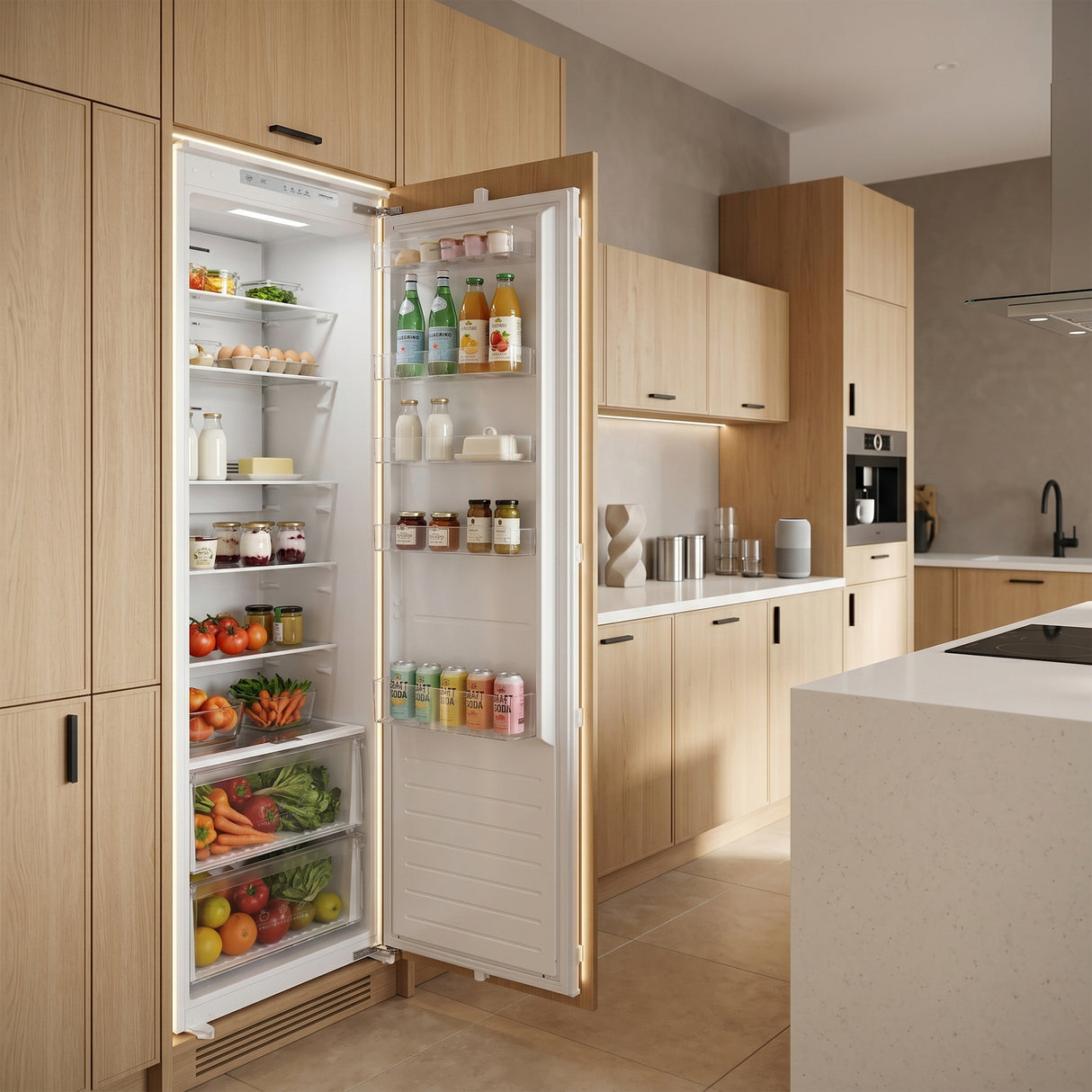 Heinner HF-BIM304NFINVE Einbaukühlschrank – 304 L – No Frost – Energieeffizienzklasse E – Bild 7