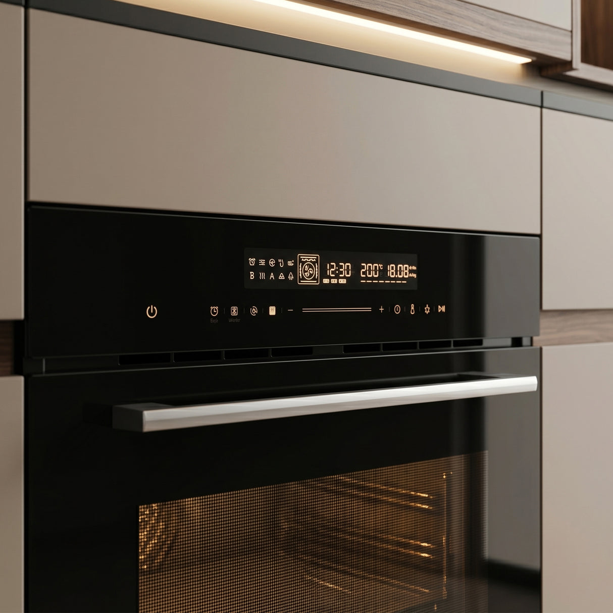Heinner Einbauofen HBO-M7214GCDRC-GBK – 72 Liter – Heißluft, Grill & Airfry – schwarz – Bild 8