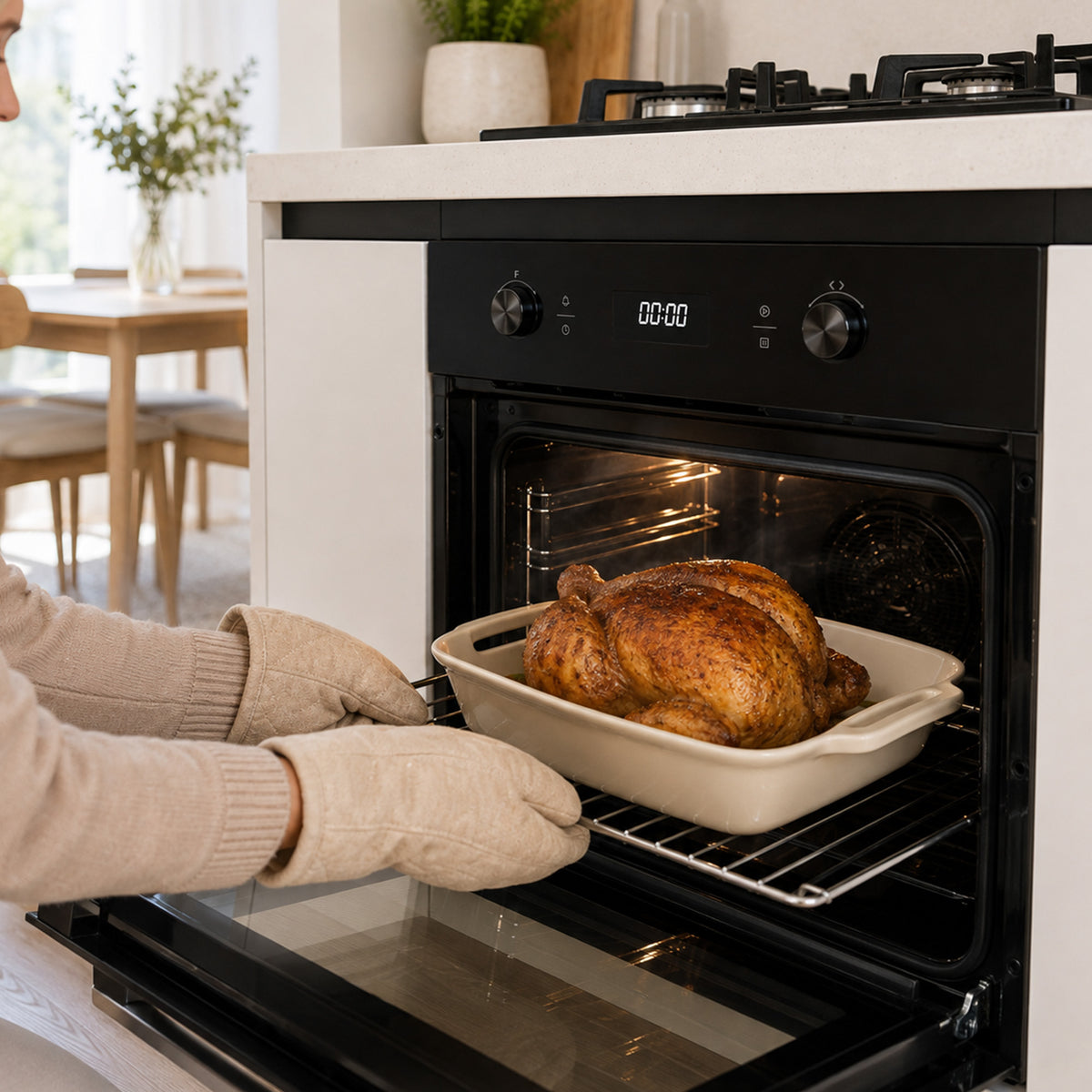 Einbaubackofen Heinner HBO-M709GCDRC-GBK – 70 Liter – Heißluft – Grill – Touch – Schwarz – Bild 9