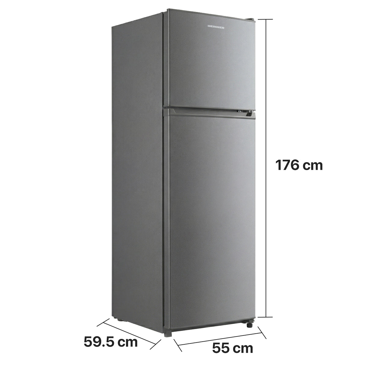 Heinner HF-M294SE++ Kühl-Gefrierkombination 294 L – Reversible Tür – Bild 4