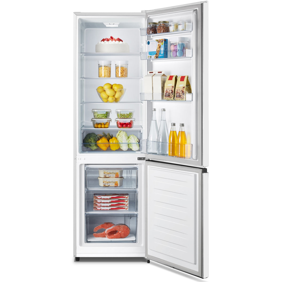 Heinner Kühl-Gefrierkombination HC-HS269E – 269 Liter – LED-Beleuchtung – Energieeffizienzklasse E – Bild 4