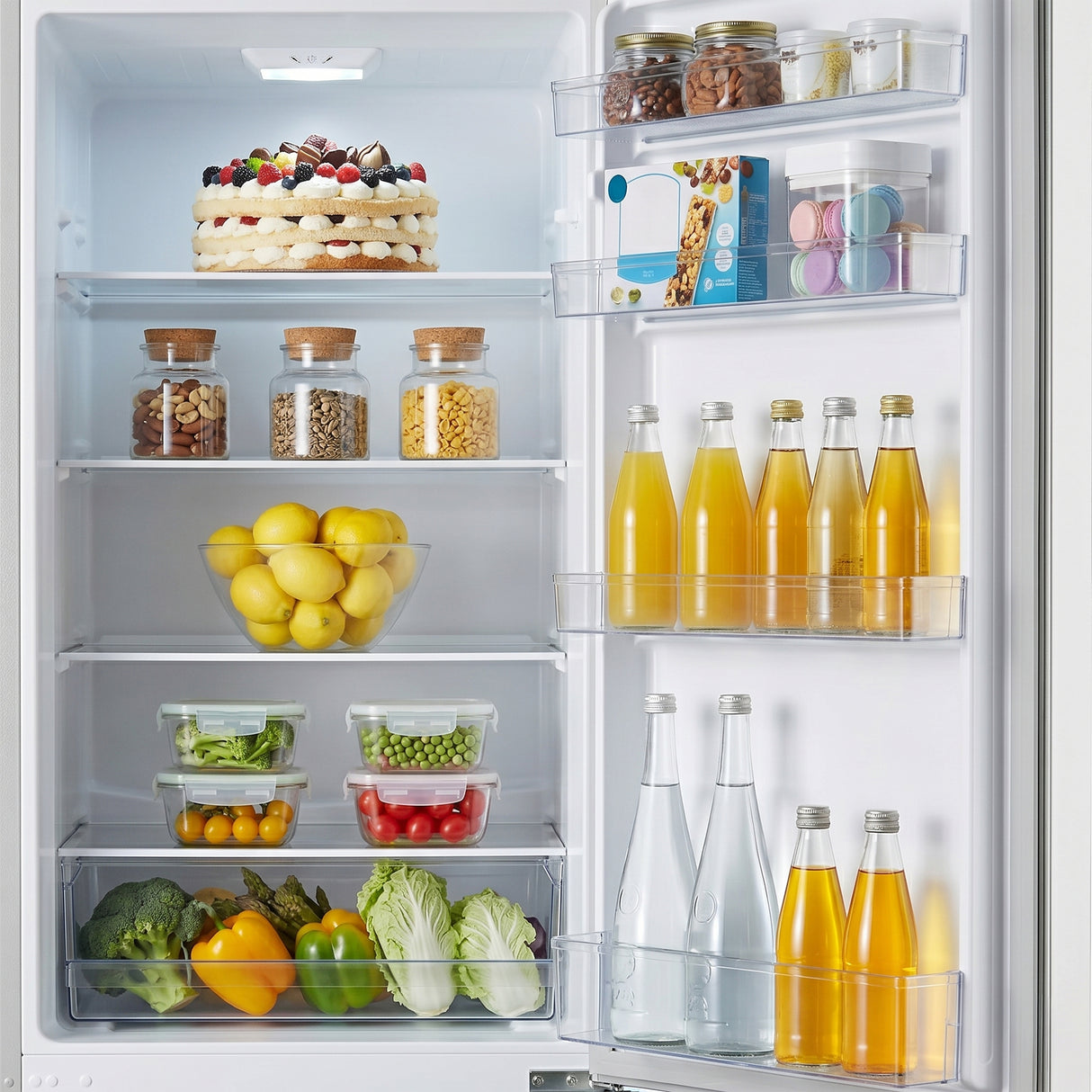 Heinner Kühl-Gefrierkombination HC-HS269E – 269 Liter – LED-Beleuchtung – Energieeffizienzklasse E – Bild 7