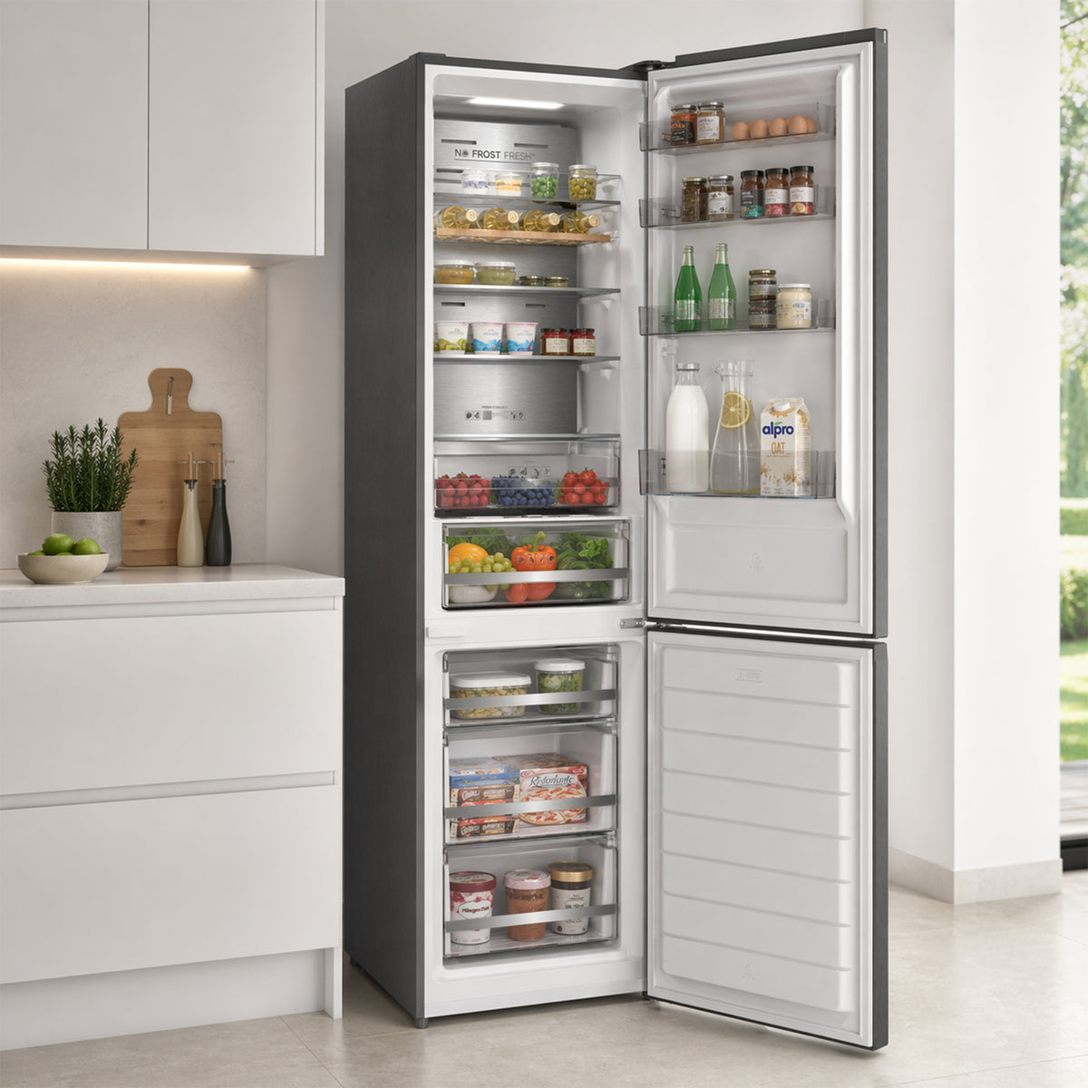 Heinner HCNF-HM377INVDGHC Kühl-Gefrierkombination – 377 Liter – No Frost – Inverter-Kompressor – Bild 7