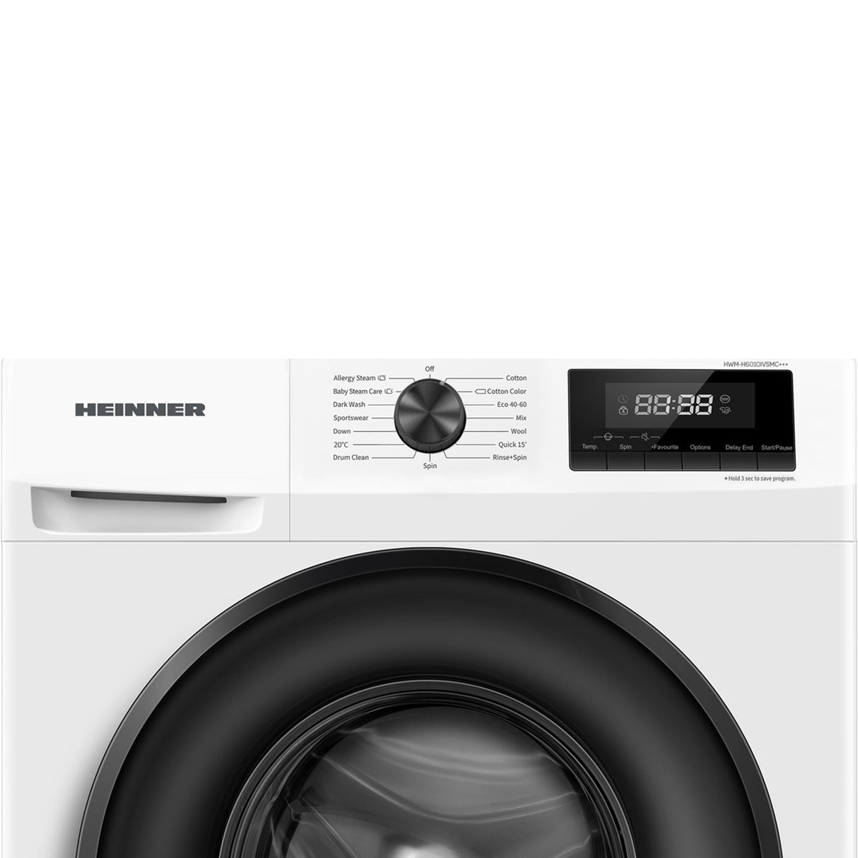 Heinner HWM-H6010IVSMC+++ Slimline-Waschmaschine 6 kg – 1000 U/min – Bild 3