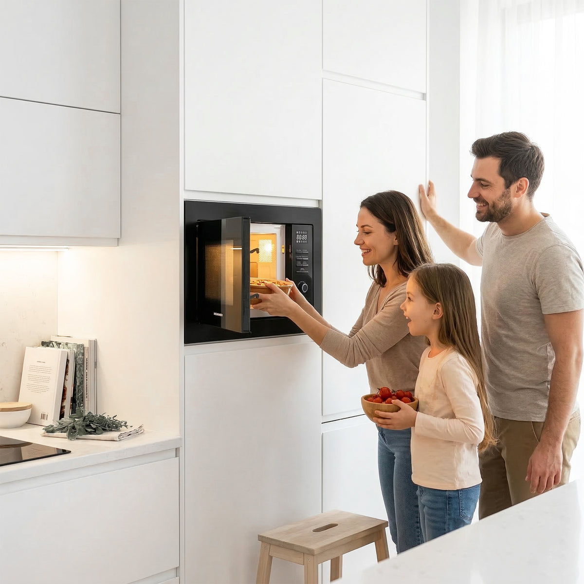 Heinner Mikrowelle HMW-MDBI25GDBK – 25 L – Grill – digital – schwarz – Bild 7