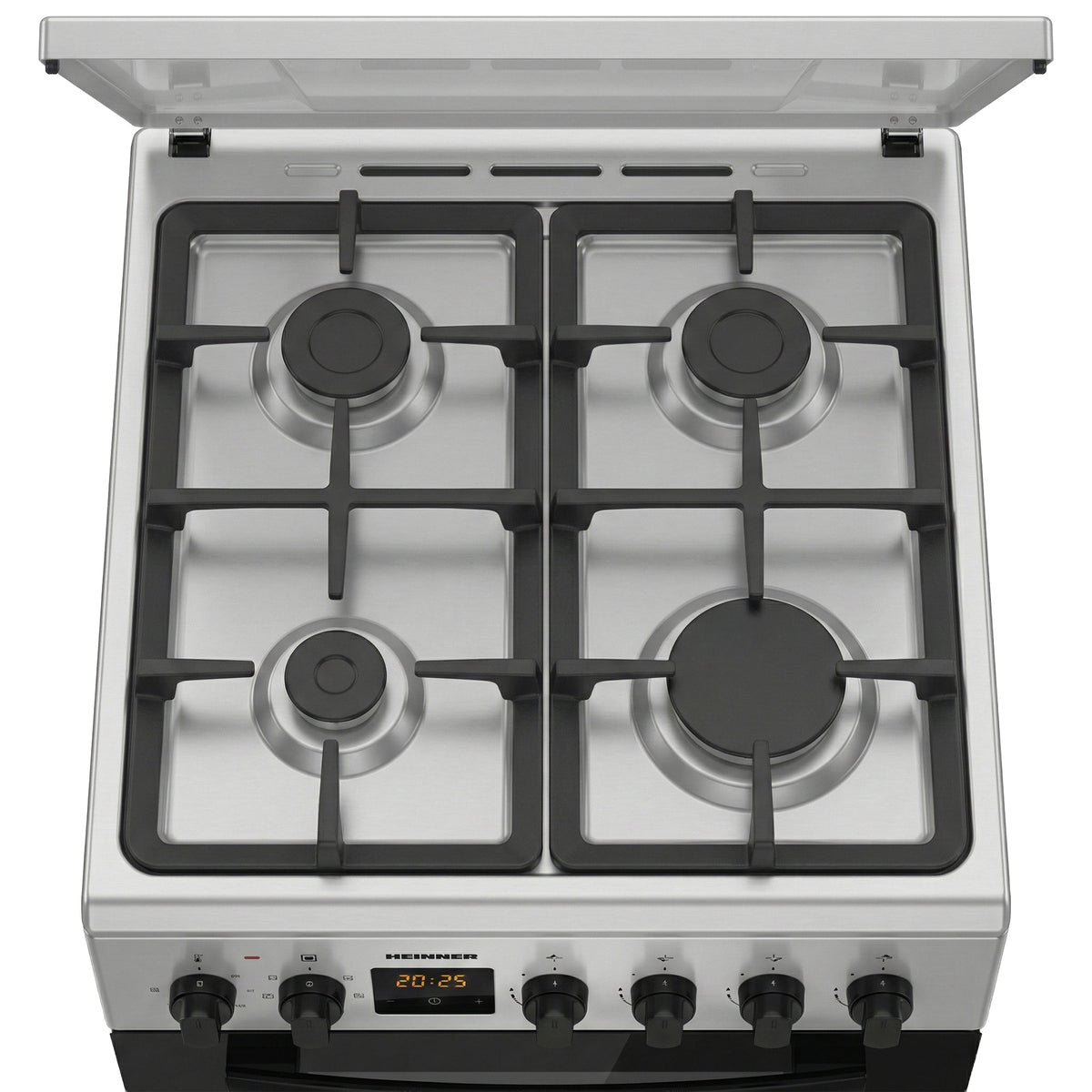 Heinner Gasherd HFSC-S65MIXFD-SL – 4 Brenner – Elektro-Ofen mit Grill – Bild 5