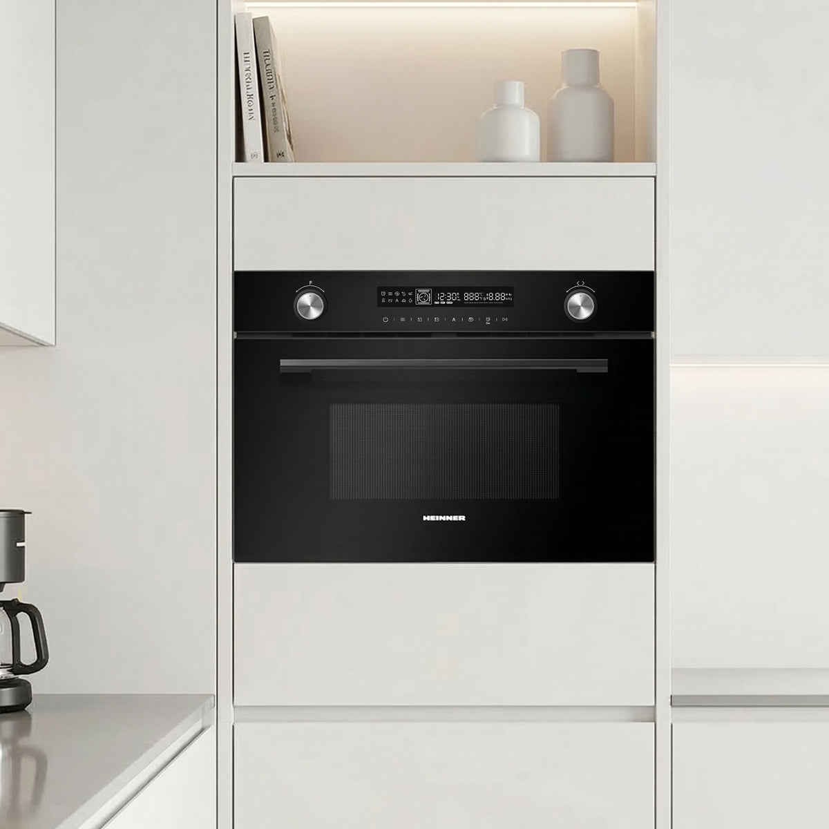 Heinner Kombimikrowelle HMW-MDBI34CTBK – 34 L – Grill – Konvektion – Schwarz – Bild 4