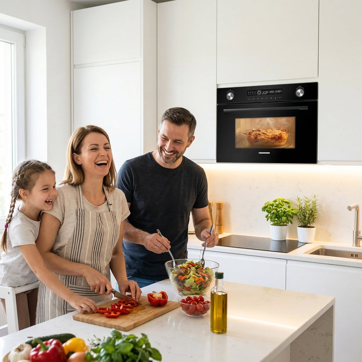 Heinner Kombimikrowelle HMW-MDBI34CTBK – 34 L – Grill – Konvektion – Schwarz – Bild 9