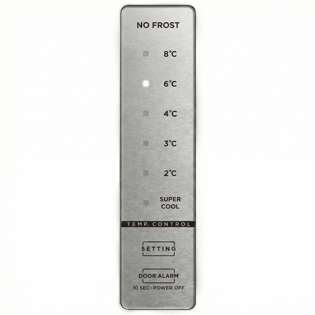 Heinner HF-M362NFE++ Standkühlschrank – 362 L – No Frost – Energieeffizienzklasse E – Bedienfeld