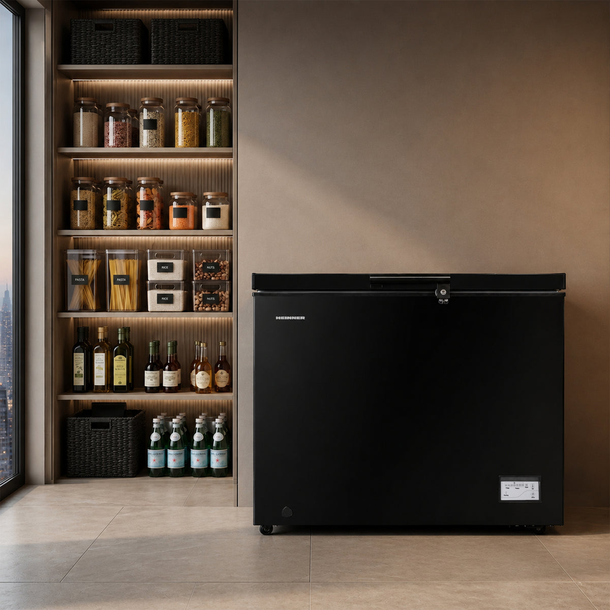 Heinner Gefriertruhe HCF-205NHBKE++ – 198 Liter – Inverter-Kompressor – Schnellgefrierfunktion – Bild 10