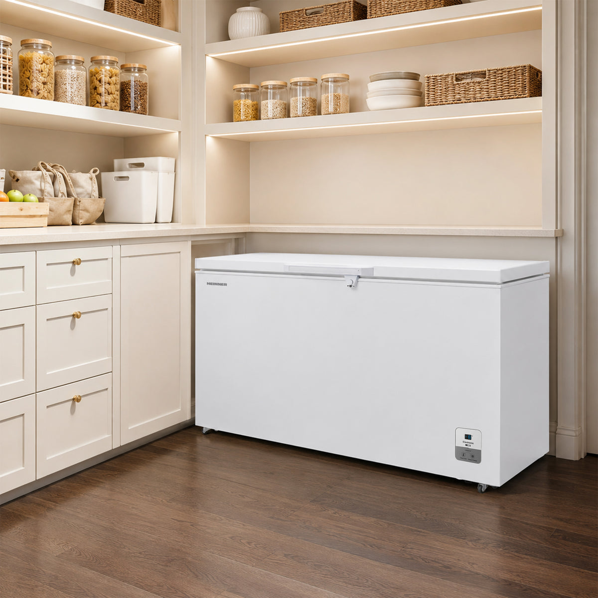 Heinner Gefriertruhe HCF-HS500EE – 500L – Inverter-Motor – Supergefrieren – Bild 7