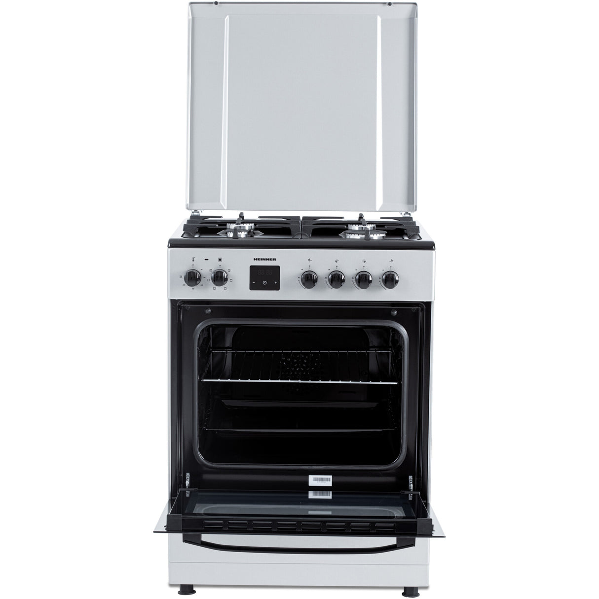 Heinner HFSC-S66FDC-BIX Gasherd – 4 Brenner – Backofen mit 6 Funktionen – Grill – Bild 3