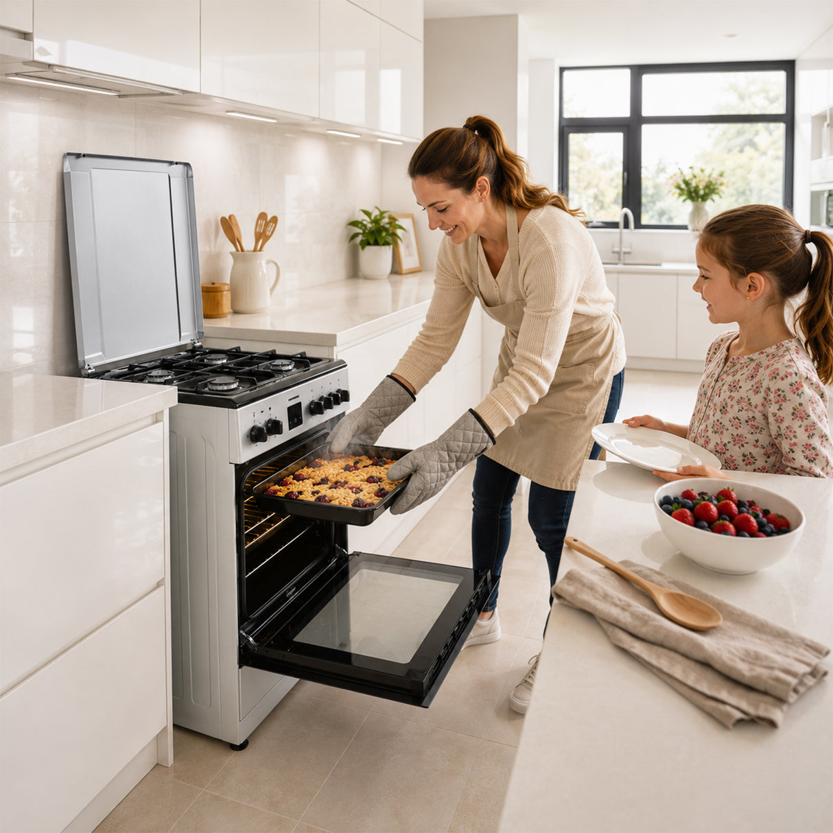 Heinner HFSC-S66FDC-BIX Gasherd – 4 Brenner – Backofen mit 6 Funktionen – Grill – Bild 13