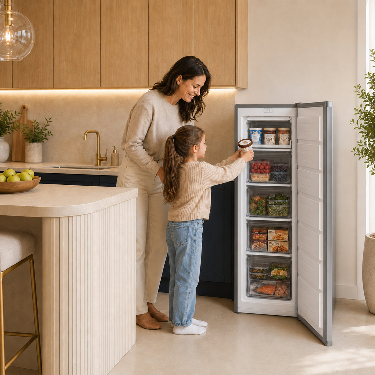Heinner Gefrierschrank HFF-HM168SE – 168 Liter – Energieeffizienzklasse E – Bild 8