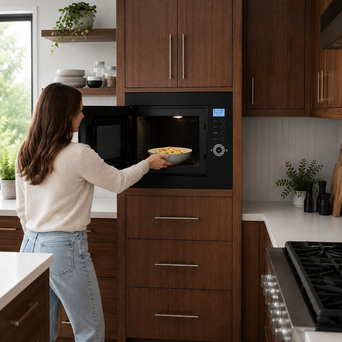 Heinner HMW-25BIGBK Einbau-Mikrowelle – schwarz – Bild 9