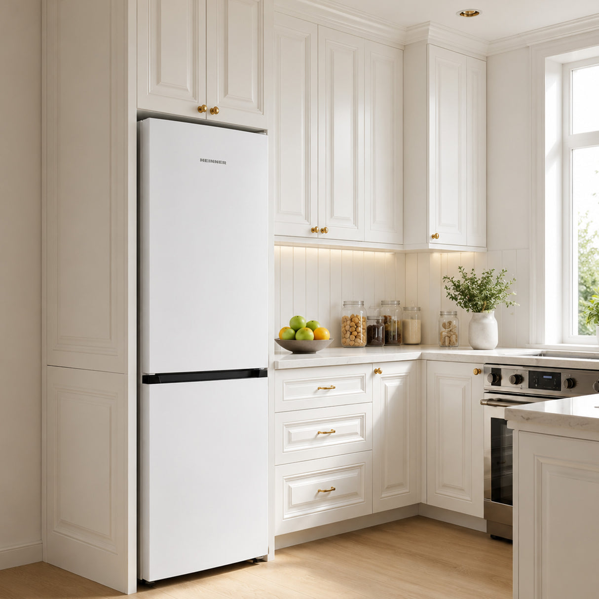 Heinner Kühl-Gefrierkombination HCNF-HM253INVE 253 Liter – No Frost – Inverter – elektronische Steuerung – weiß – 5 – Bild 5