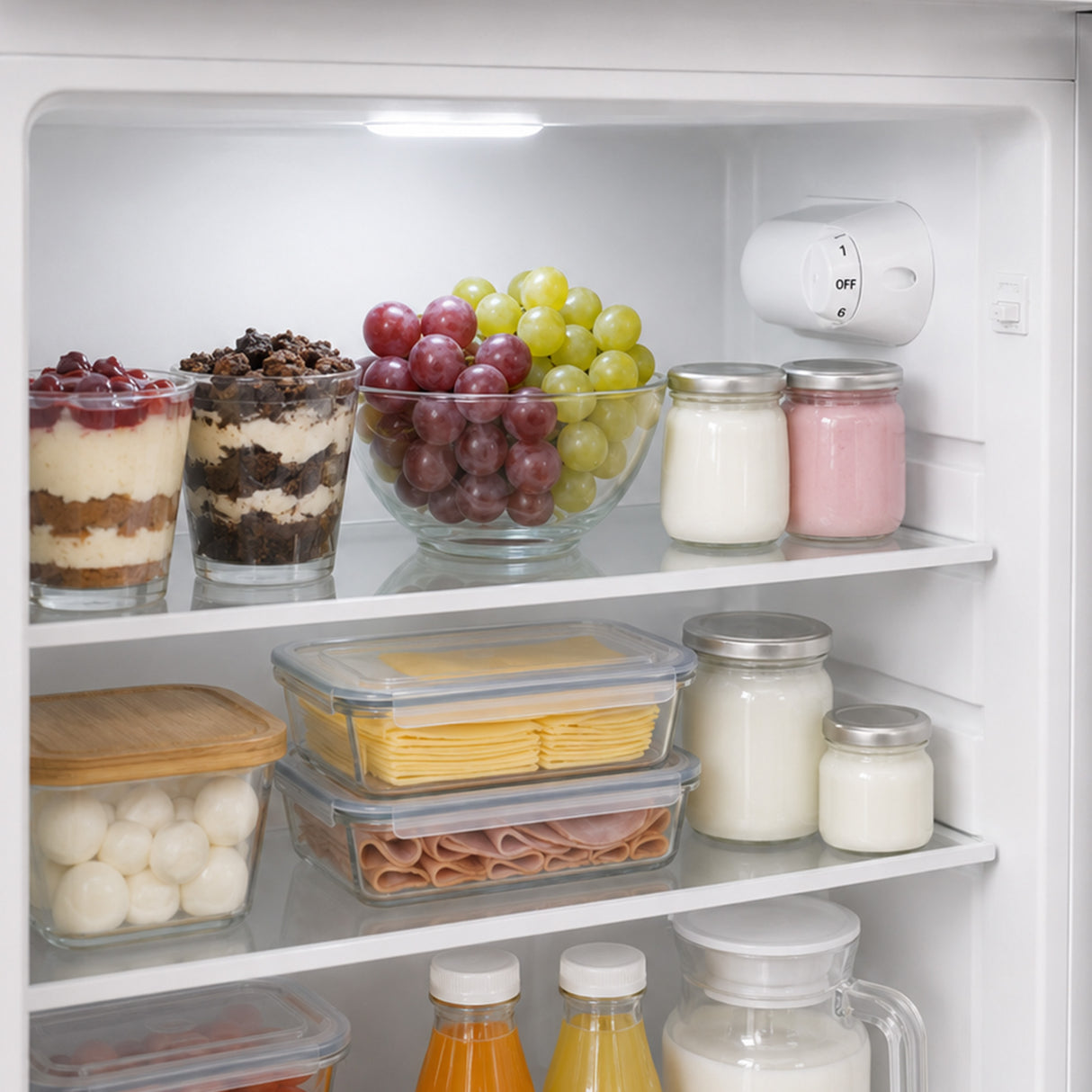 Tischkühlschrank Heinner HF-M131E – 131 L – mechanischer Thermostat – umkehrbare Tür – weiß – 5 Jahre Garantie – Bild 6