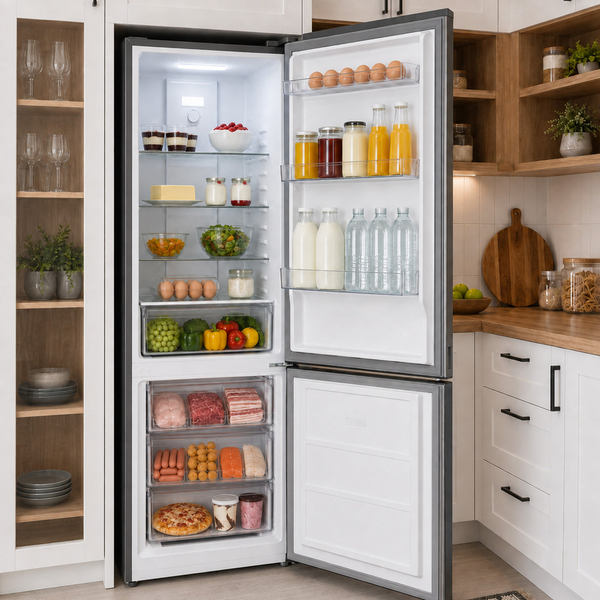 Heinner Kühl-Gefrierkombination HCNF-HM293INVXE 293 L – No Frost – Inverter – Edelstahl – 5 Jahre Garantie – Bild 6