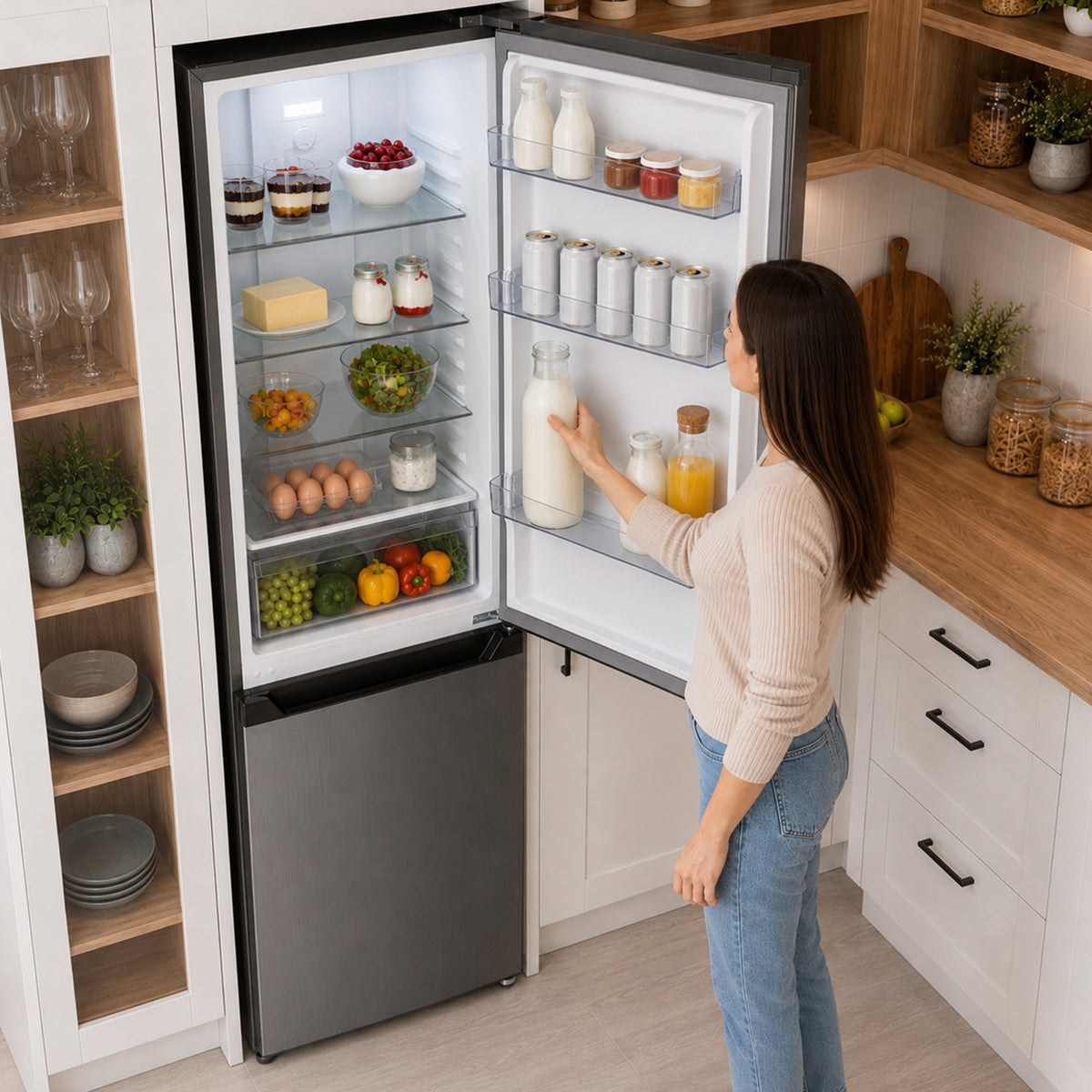 Heinner Kühl-Gefrierkombination HCNF-HM293INVXE 293 L – No Frost – Inverter – Edelstahl – 5 Jahre Garantie – Bild 10