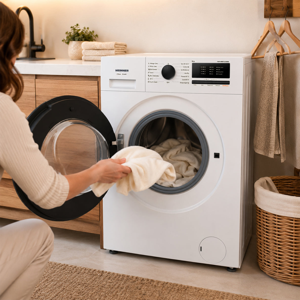 Heinner Waschmaschine HWM-HMN7012IVSMA – 7 kg – Inverter – Energieeffizienzklasse A – Bild 8