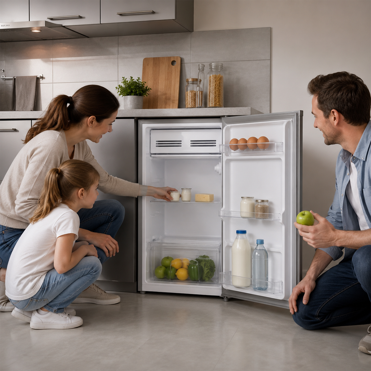 Heinner HF-HM90INVSE Tischkühlschrank – 90 Liter – Bild 8