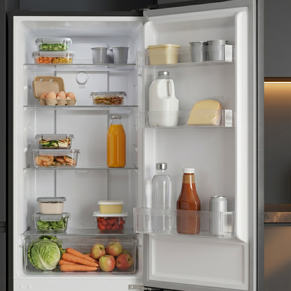 Heinner Kühl-Gefrierkombination HCNF-HM253INVDGE – 253 Liter – No Frost – Energieeffizienzklasse E – Anthrazit – Bild 6