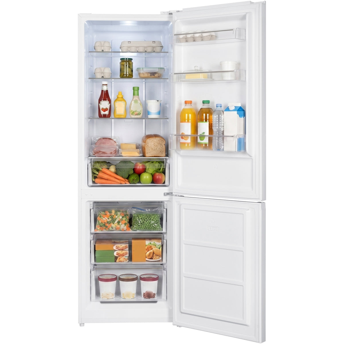 Heinner HCNF-HM293INVE Kühl-Gefrierkombination – 293 Liter – No Frost – Inverter – Energieeffizienzklasse E – Weiß – Bild 2