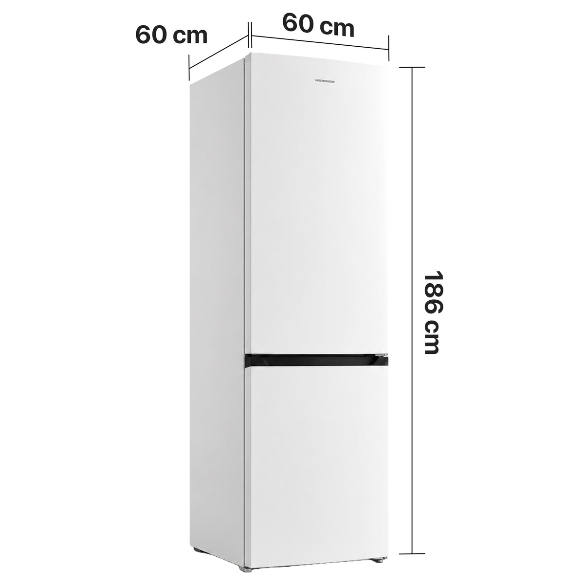Heinner HCNF-HM293INVE Kühl-Gefrierkombination – 293 Liter – No Frost – Inverter – Energieeffizienzklasse E – Weiß – Bild 3