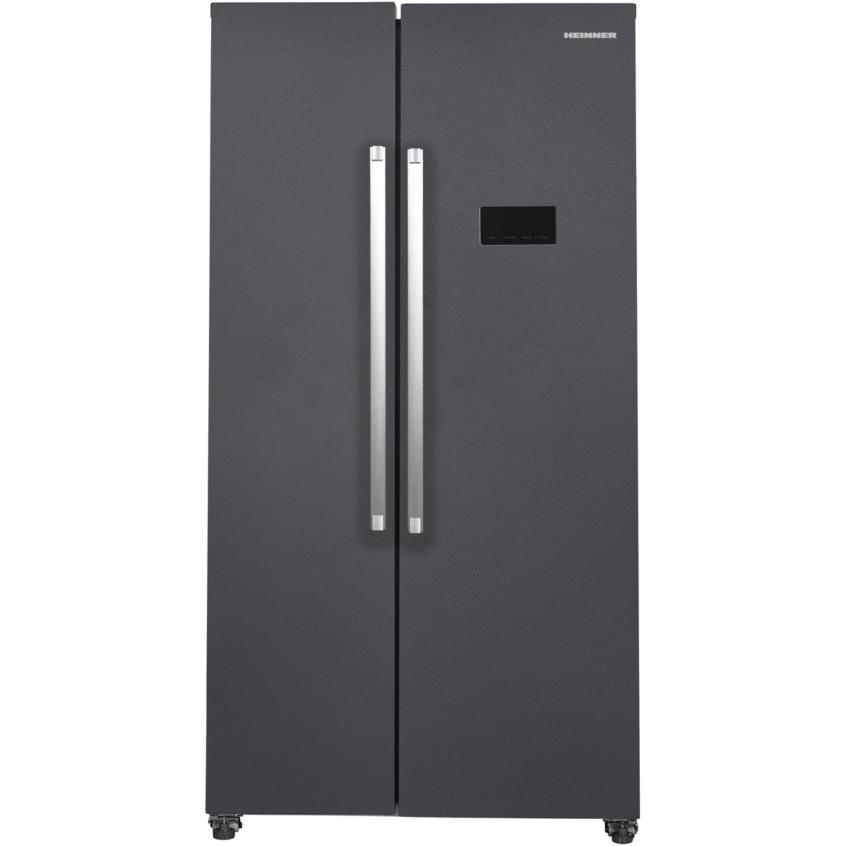 Heinner HSBS-HM442NFINVDGE++ Amerikanischer Kühlschrank - 442L - No Frost - Anthrazit – Produktfoto