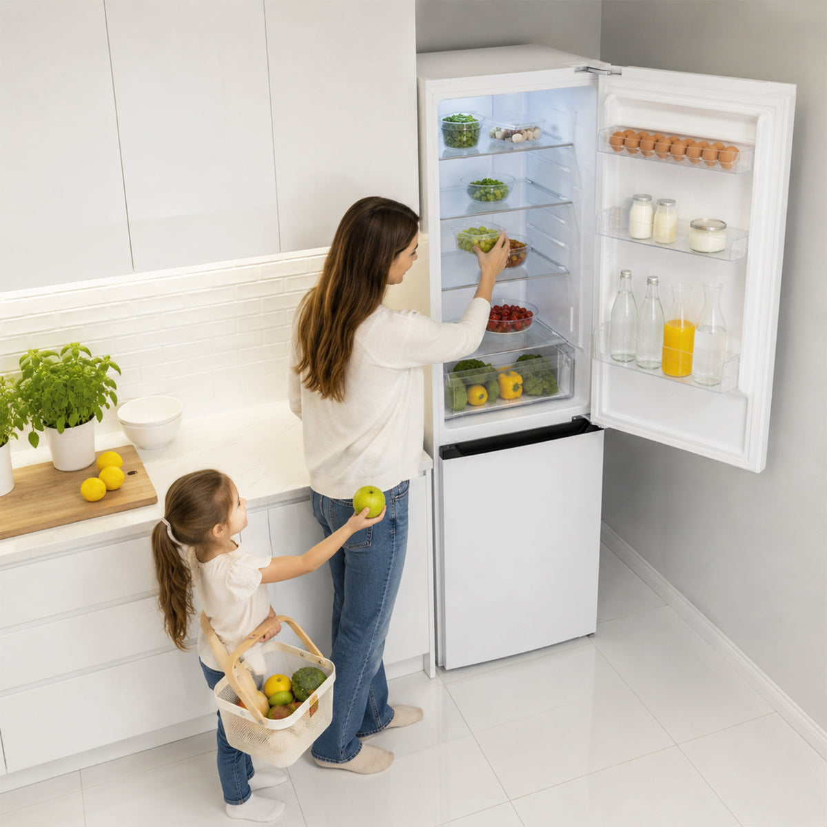 Heinner HCNF-HM293INVD Kühl-Gefrierkombination – 293 Liter – No Frost – Inverter – Energieeffizienzklasse D – Weiß – Bild 10