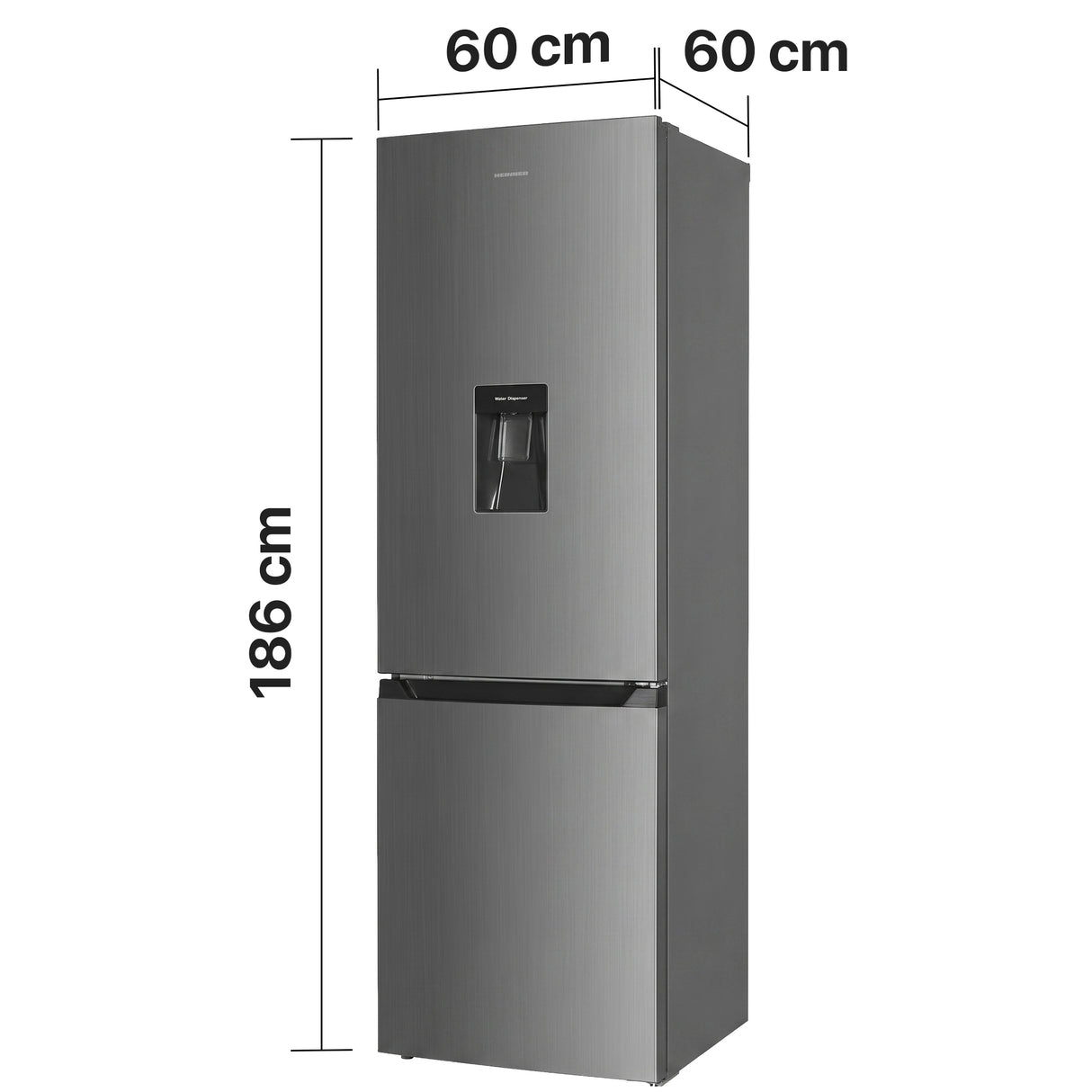 Heinner HCNF-HM291INVXWDD Kühl-Gefrierkombination – 291 L – Total No Frost – Inverter Kompressor – Bild 4