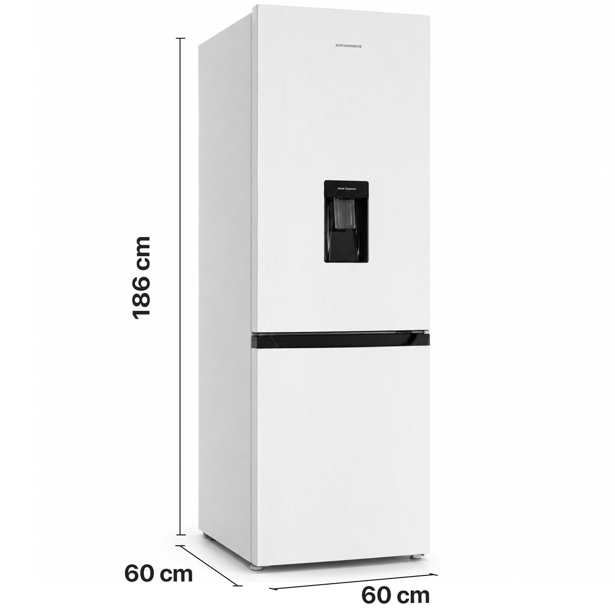 Heinner HCNF-HM291INVWDD Kühl-Gefrier-Kombination – 291 L – Total No Frost – Inverter Kompressor – Bild 3