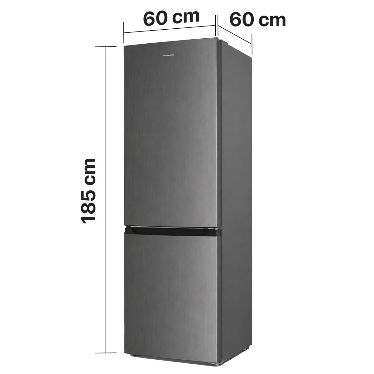 Heinner HCNF-HM293INVXD Kühl-Gefrierkombination – 293 Liter – No Frost – Inverter – Energieeffizienzklasse D – Inox – Bild 4