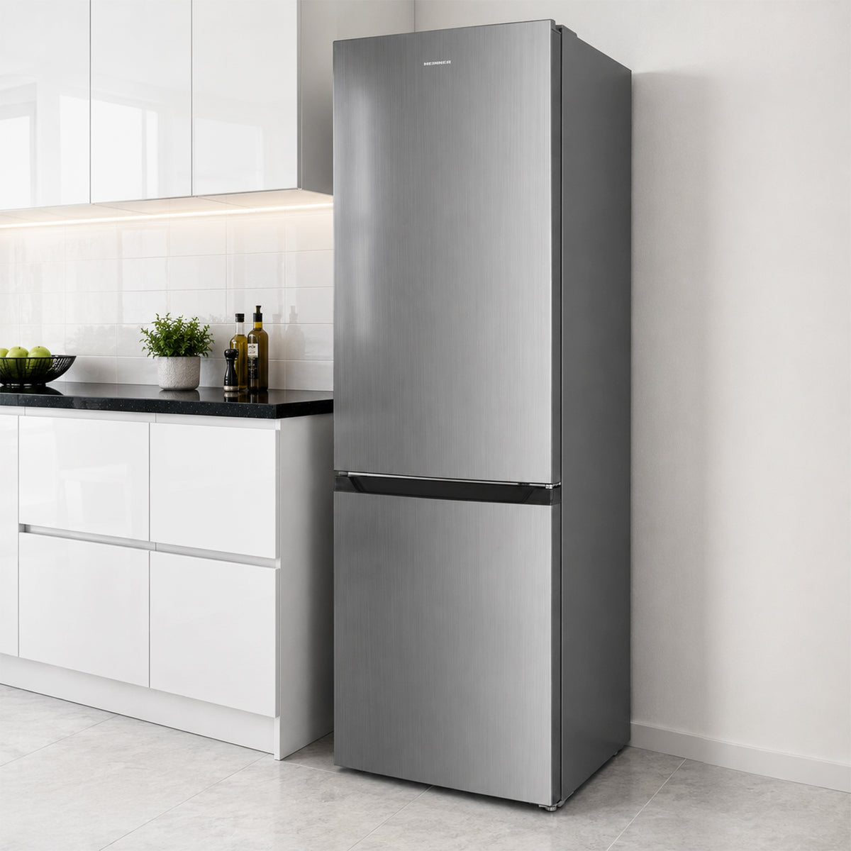 Heinner HCNF-HM293INVXD Kühl-Gefrierkombination – 293 Liter – No Frost – Inverter – Energieeffizienzklasse D – Inox – Bild 6
