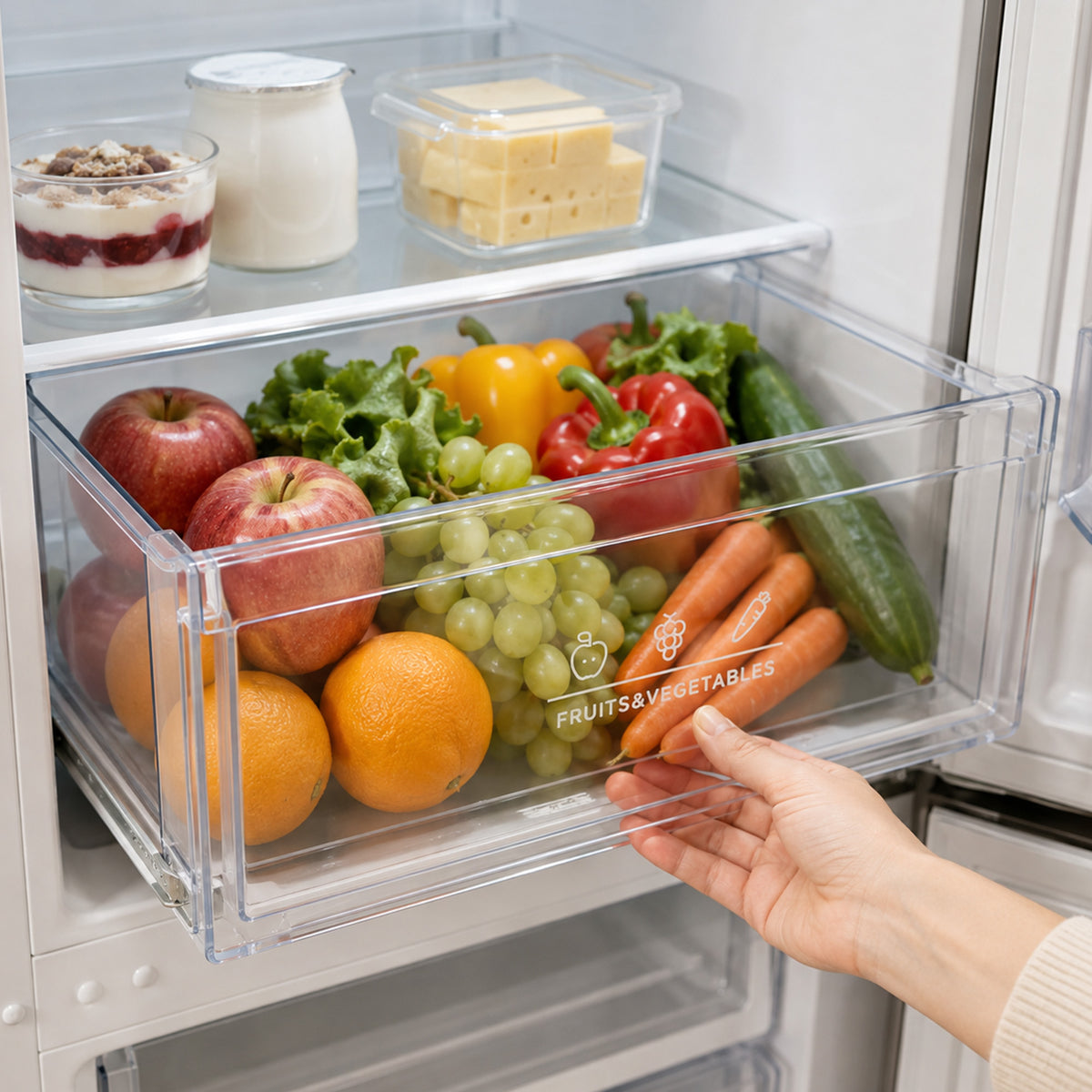 Heinner HCNF-M330INVE Kühl-Gefrierkombination – 330 Liter – No Frost – Inverter – Energieeffizienzklasse E – Weiß – Bild 8