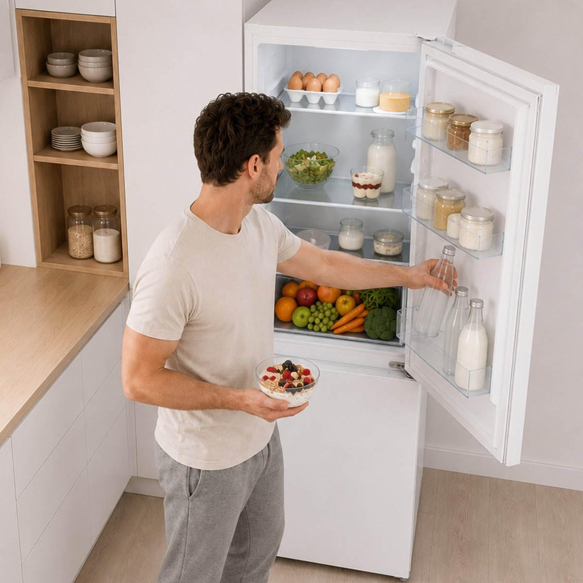 Heinner HCNF-M330INVE Kühl-Gefrierkombination – 330 Liter – No Frost – Inverter – Energieeffizienzklasse E – Weiß – Bild 10