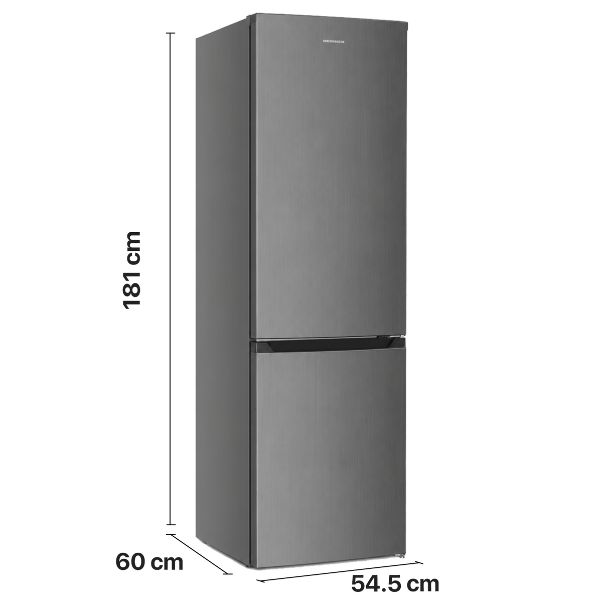 Heinner HCNF-HM253INVXD Kühl-Gefrier-Kombination – 253 L – Total No Frost – Inverter-Kompressor – Bild 3
