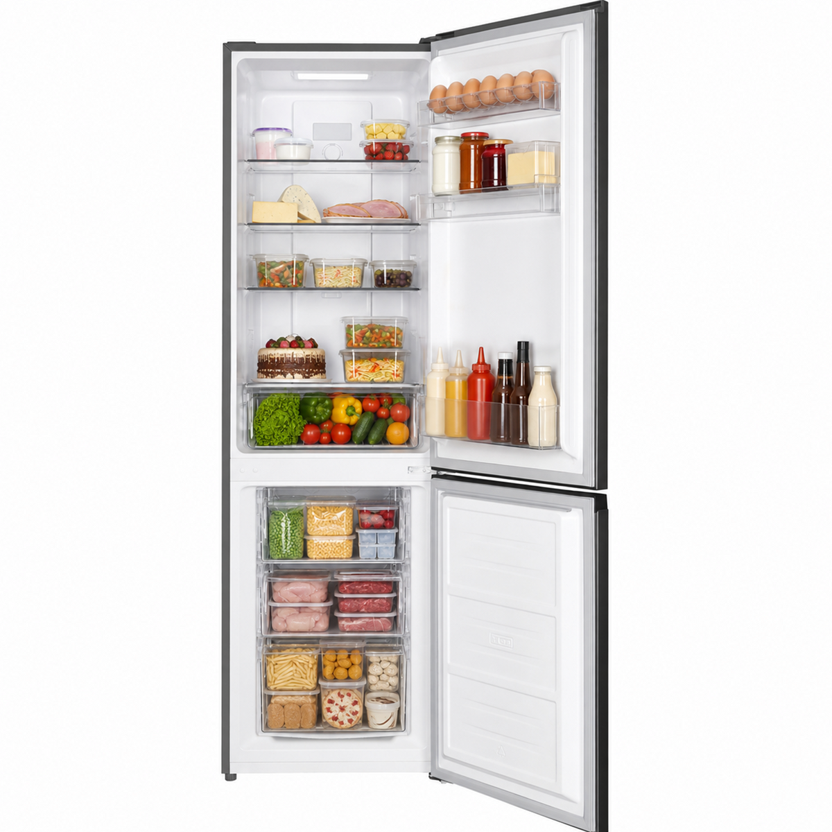 Heinner HCNF-HM253INVXD Kühl-Gefrier-Kombination – 253 L – Total No Frost – Inverter-Kompressor – Bild 4