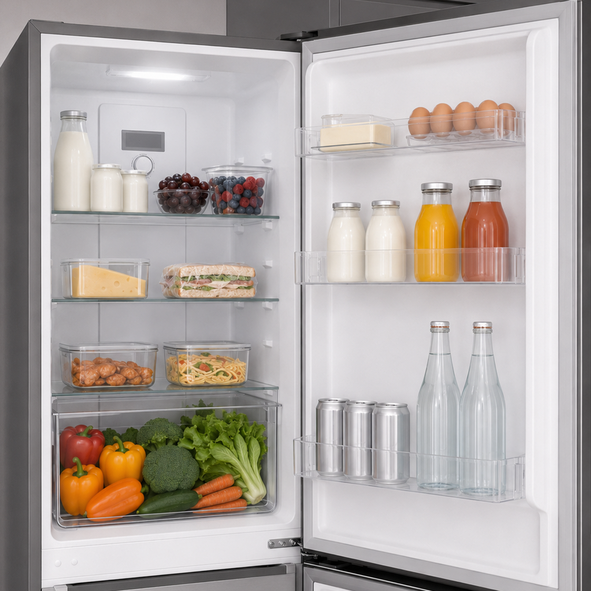 Heinner HCNF-HM253INVXD Kühl-Gefrier-Kombination – 253 L – Total No Frost – Inverter-Kompressor – Bild 9