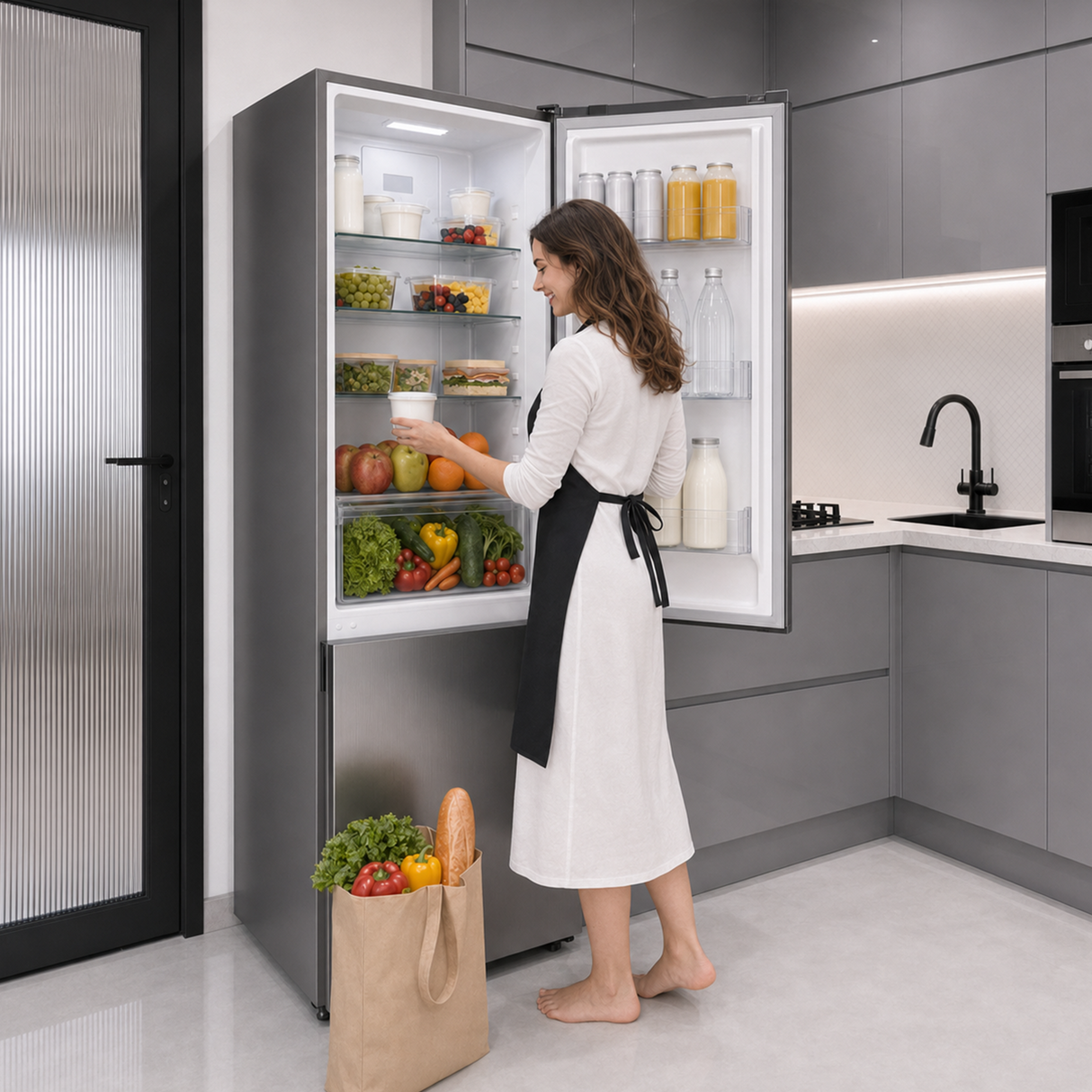 Heinner HCNF-HM253INVXD Kühl-Gefrier-Kombination – 253 L – Total No Frost – Inverter-Kompressor – Bild 10