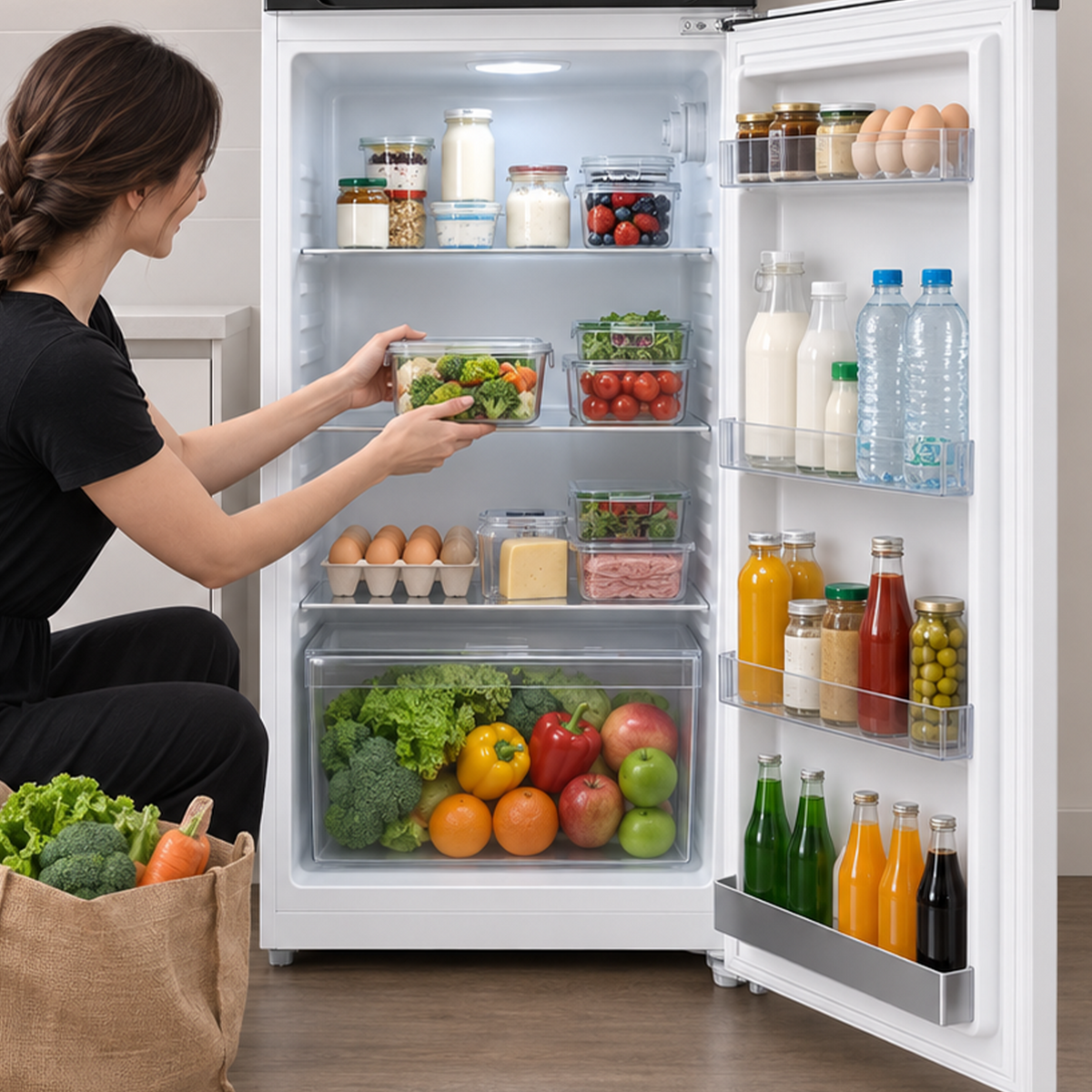 Heinner HF-HM248INVE++ Kühlschrank mit Gefrierfach – 248 L – Inverter-Kompressor – Energieeffizienzklasse E – Bild 8