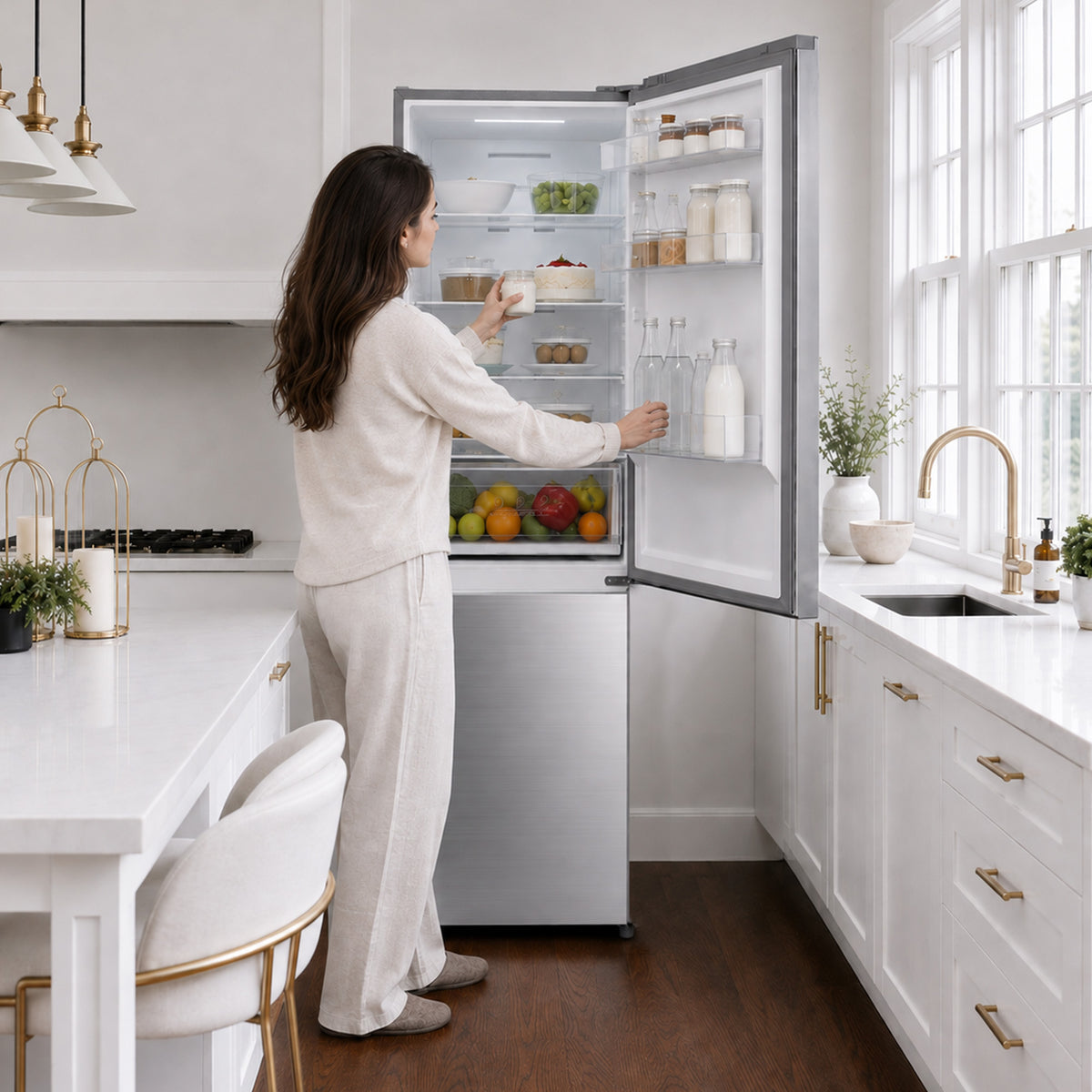 Heinner HCNF-M330INVSE Kühl-Gefrierkombination – 330 Liter – No Frost – Inverter – Energieeffizienzklasse E – Bild 10