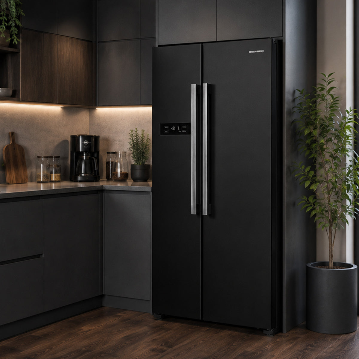 Heinner HSBS-M548NFINVBKE Amerikanischer Kühlschrank – 548 Liter – No Frost – Inverter – Energieeffizienzklasse E – Bild 5
