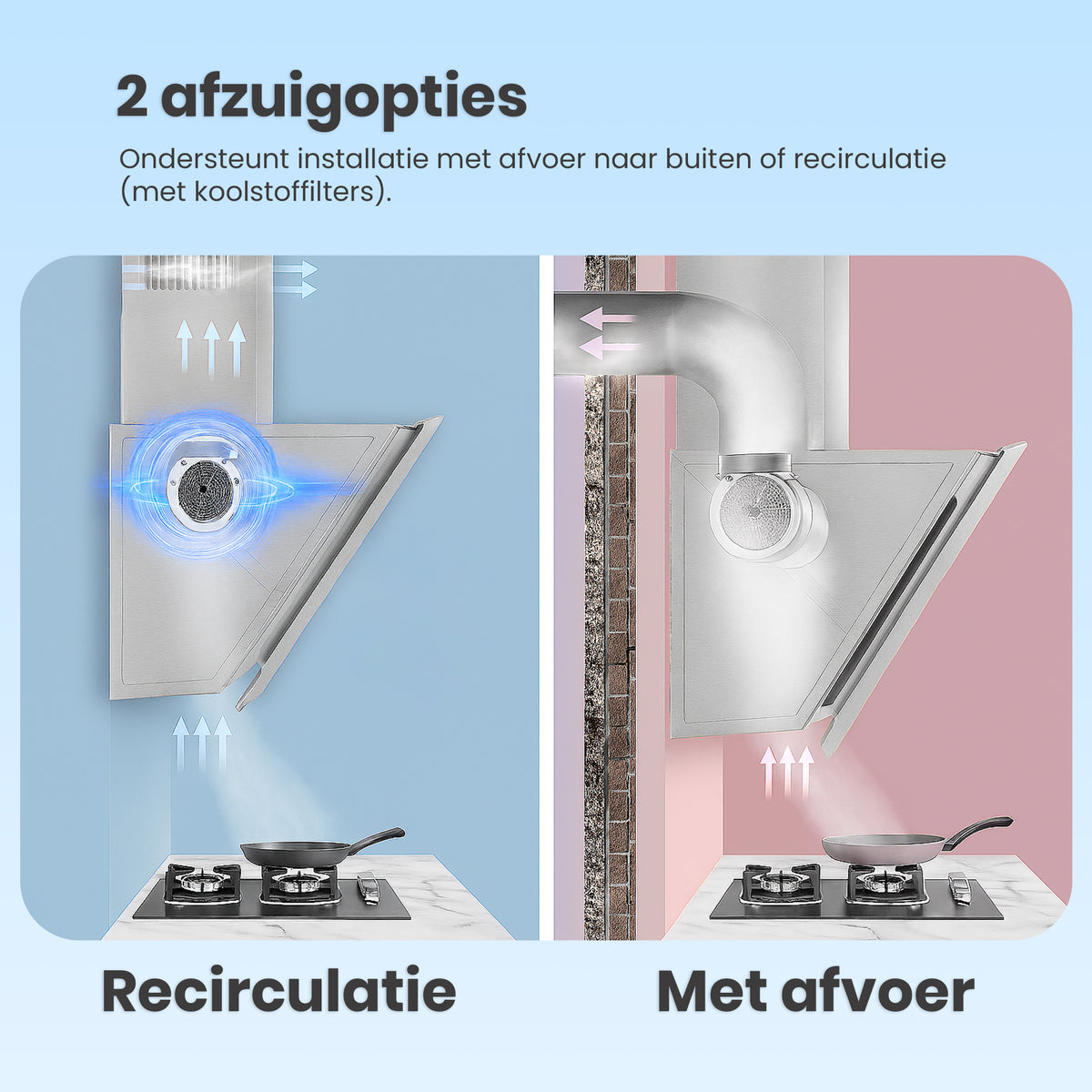Dunstabzugshaube Heinner DCH-650RIX – schräge Ausführung – 60 cm – 3 Geschwindigkeiten – Bild 5